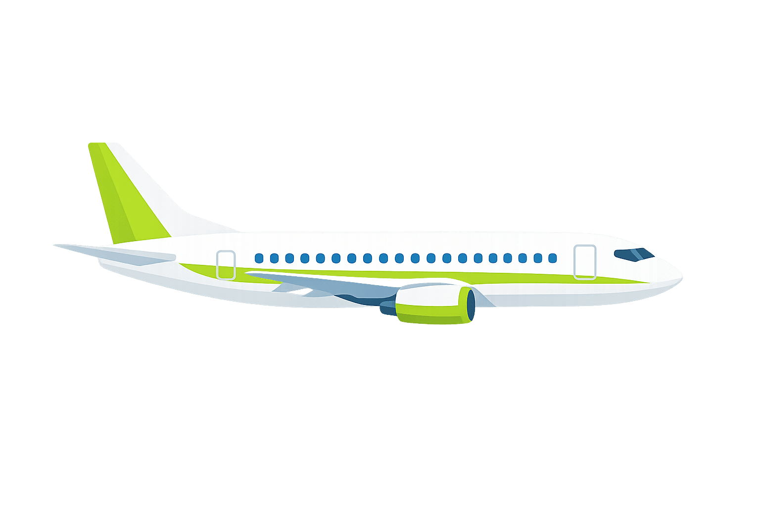 Airplane flying over clouds — Stufeze AI trip planner